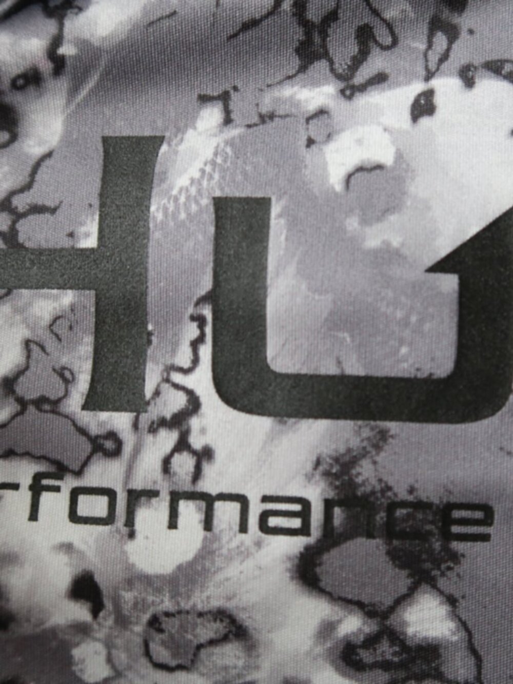 Huk Performance Fishing Black-Gray Camo LS Tee (M) OMG 😎 🐟